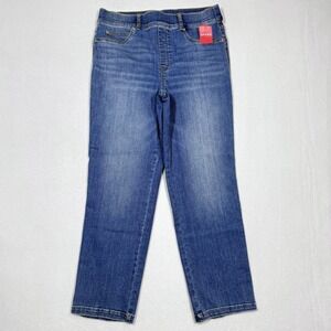 SPANX Blue Straight Leg Pants, XL but more like medium